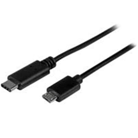 Dynamicfunction 1m USB2.0 USB-C to Micro-B Cable Male to Male - Black - 3.3 ft. 1 m DY3326270